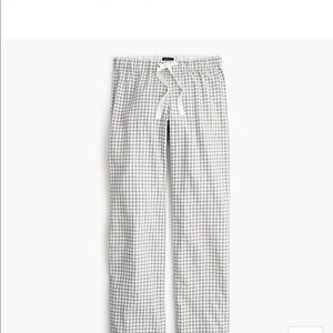 Cotton Pajama Pant in Gray Gingham